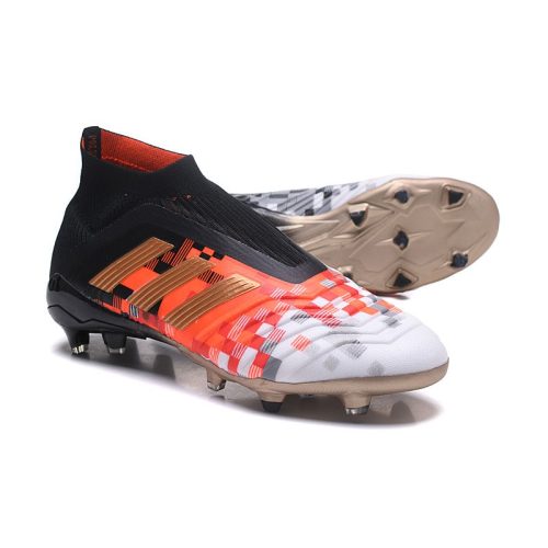 adidas fodboldstøvler til mænd Predator 18+ Telstar FG - Sort Orange_5.jpg